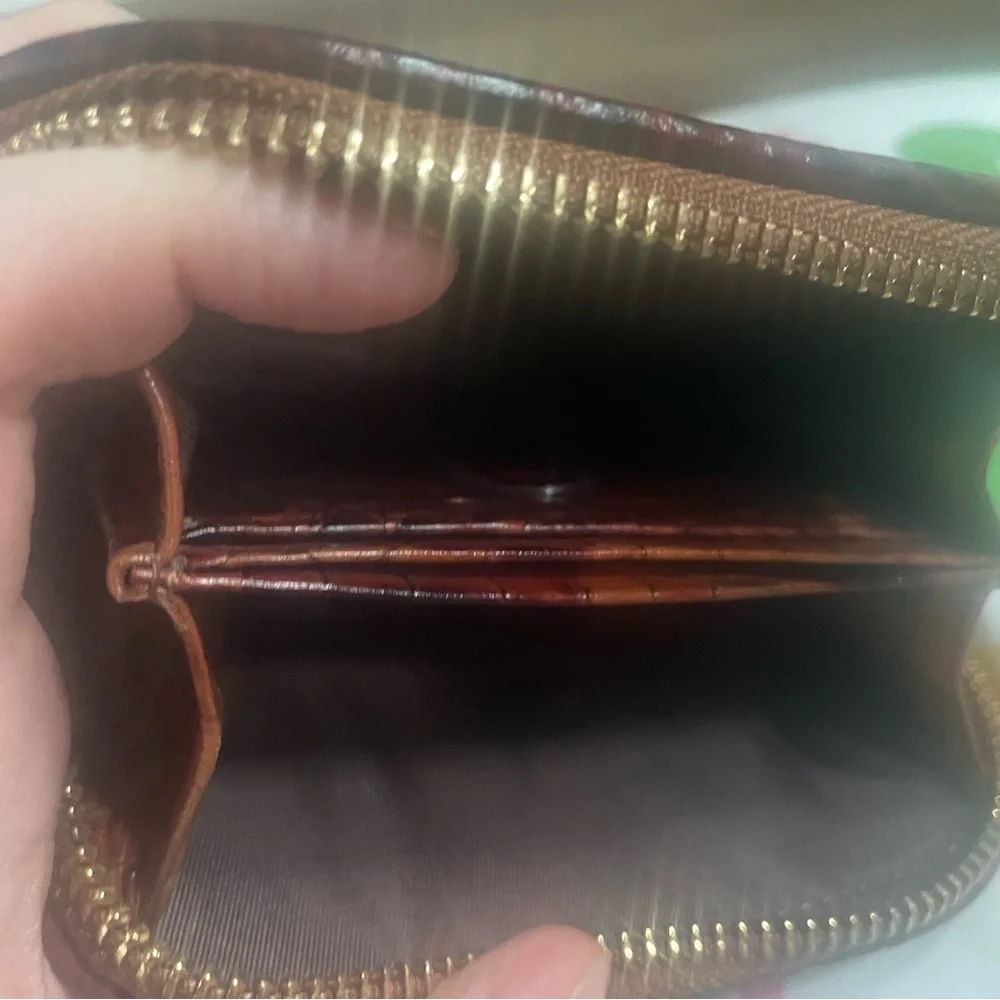 Brahmin Pecan Melbourne Wallet Coin Purse 👛 - Picture 6 of 12